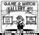 Game Boy Gallery 2 Screenshot Titelbild